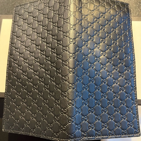 GUCCI Microguccissima Black Leather Wallet NEW - Picture 2 of 7